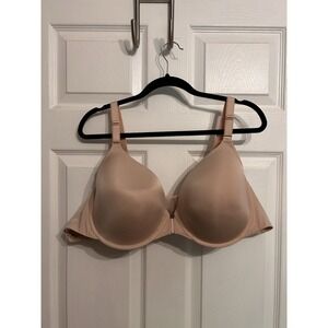 Torrid 50 B Perfect Coverage Push-Up Smooth Front Close Bra Nude